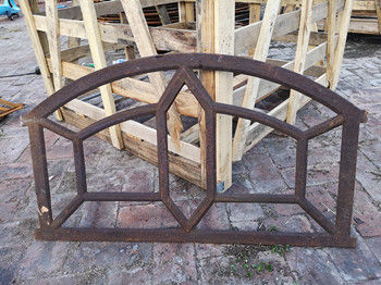 Ferro fundido recuperado decorativo antigo dos quadros de janela do metal de Buiding para a casa