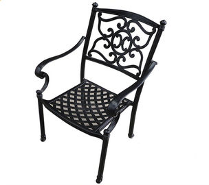 Extremidade de alumínio da tabela do jardim da decoração europeia clássica do ferro fundido &amp; da tabela da cadeira