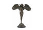 Estátuas personalizadas feitos à mão do anjo da antiguidade do tamanho da escultura do ferro fundido do jardim