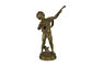 Estátuas home do ferro fundido da antiguidade da decoração/estátuas de bronze do vintage