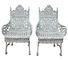 Extremidade de alumínio da tabela do jardim da decoração europeia clássica do ferro fundido &amp; da tabela da cadeira