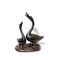 Estátuas ferro fundido exterior/interno/escultura animais cisne do bronze