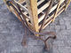O pátio Benches a veneziana de madeira plástica moderna dos pés do ferro fundido da antiguidade do ferro fundido do lazer da rua